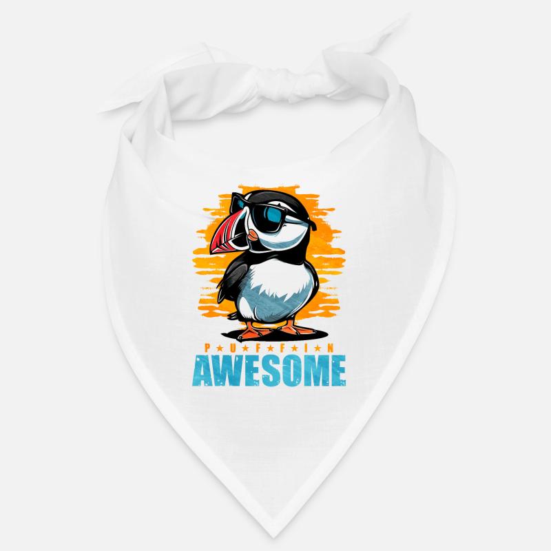 Puffin Bird Gift Bandana