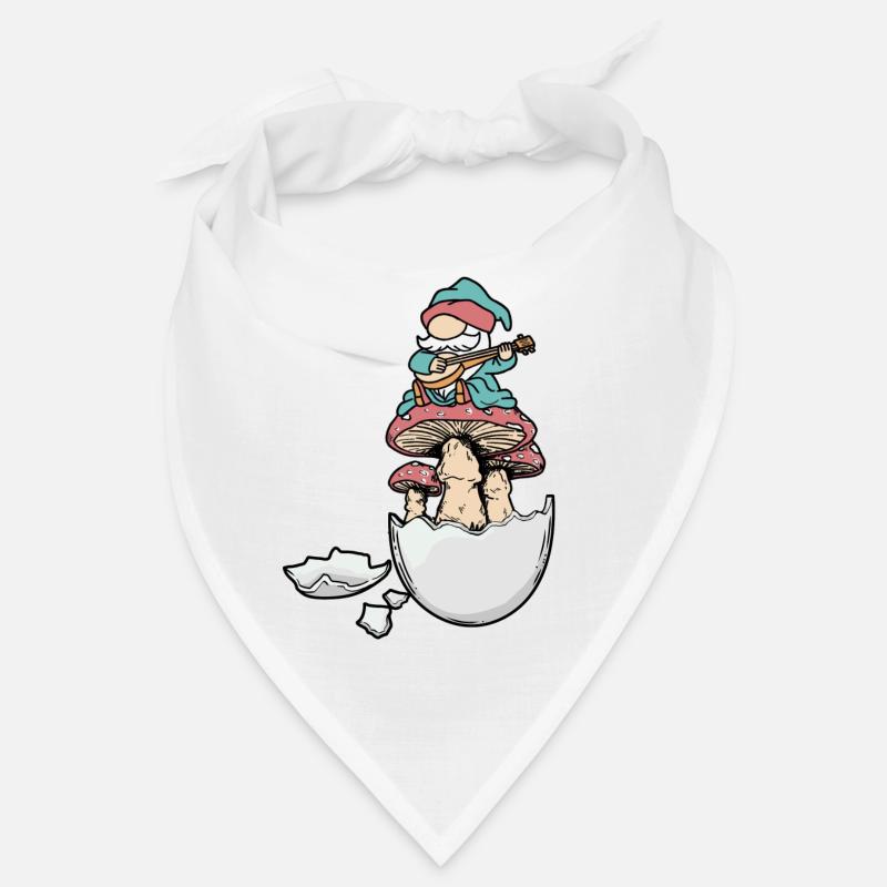 Eggshell Dwarf Gnome Gnome Fantasy Egg Mushrooms Bandana