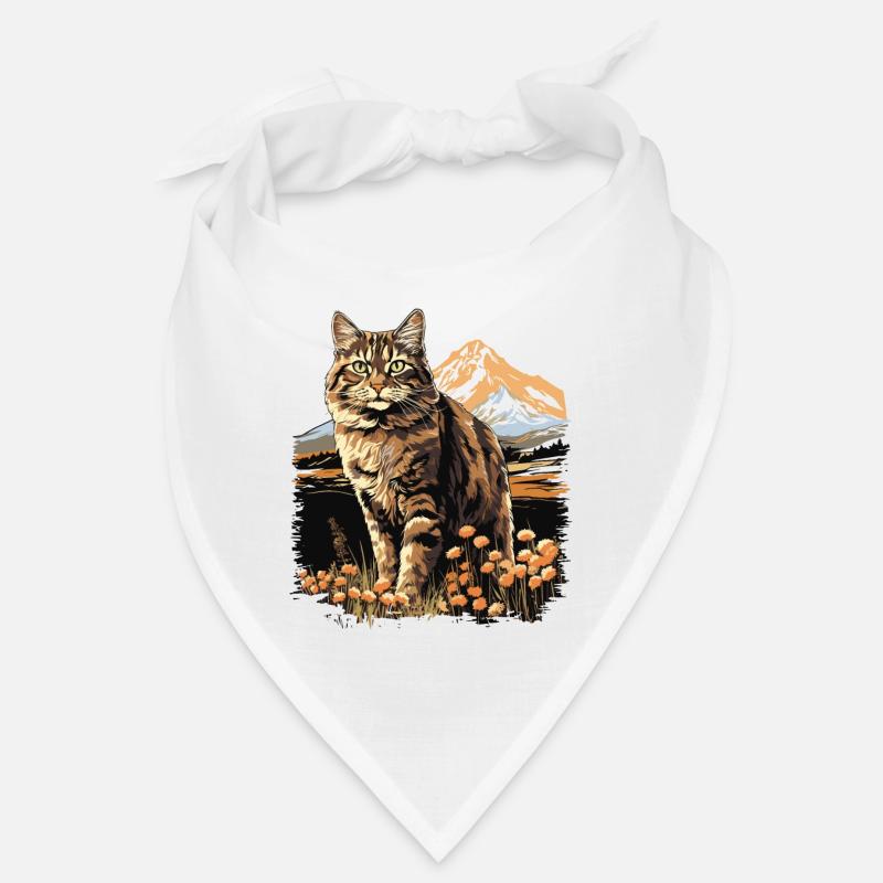 Cat Katzen American Bobtail Bandana