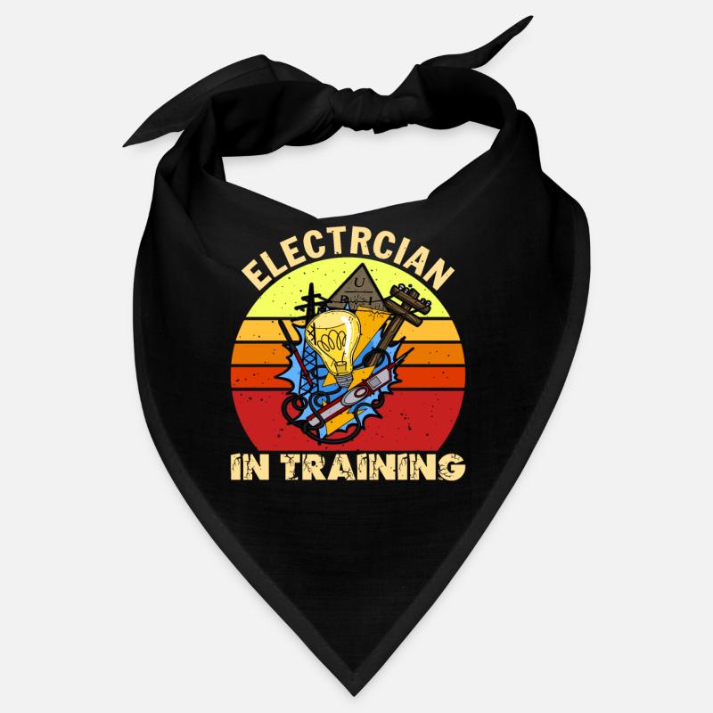 Electrician in training Lichttechniker Lampe Beruf Bandana