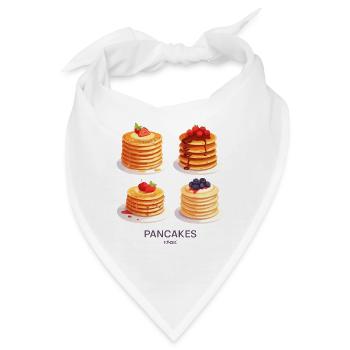 Fruchtige Pfannkuchen - Bandana - Weiß - Vorne