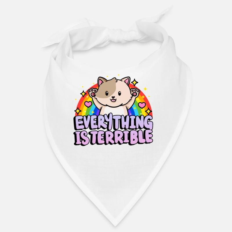 Everything is horrible sarcasm rainbow Bandana