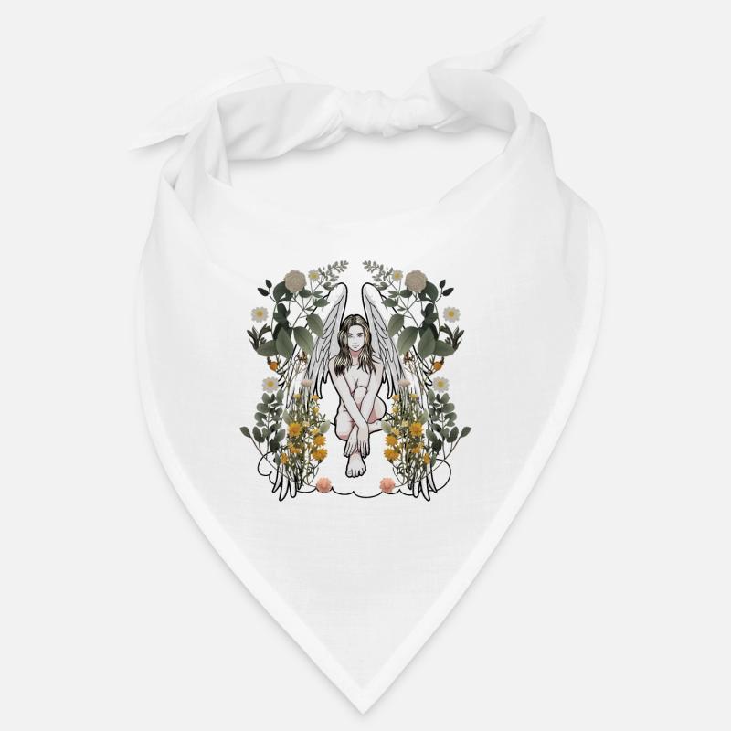 Ange Nature Fleurs Flore Botanique Printemps Rétro Bandana