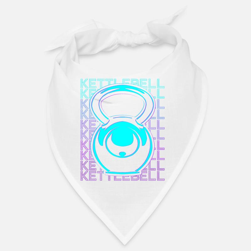 Kettlebell Lifting Workout Gym Retro Bandana