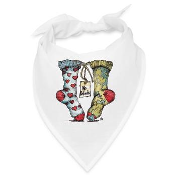 Abgestimmt für die Ewigkeit - Bandana - Weiß - Vorne
