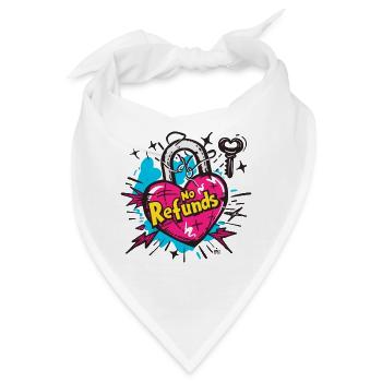 Chroniken der eingesperrten Liebe - Bandana - Weiß - Vorne