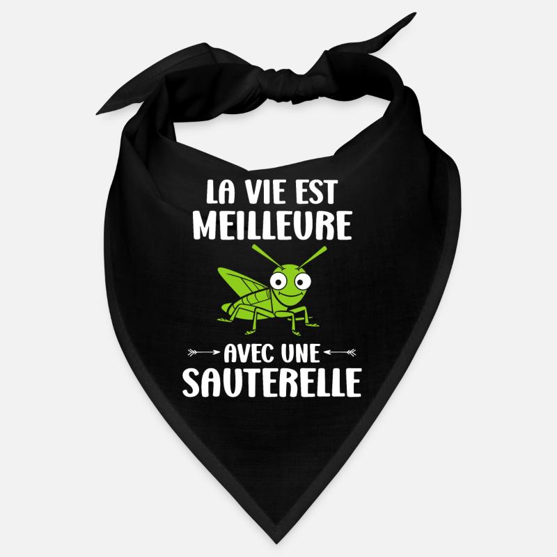 Insecte humour Sauterelle Bandana