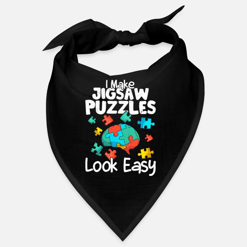 I Make Jigsaw Puzzles Look Easy Piece Solving Bandana