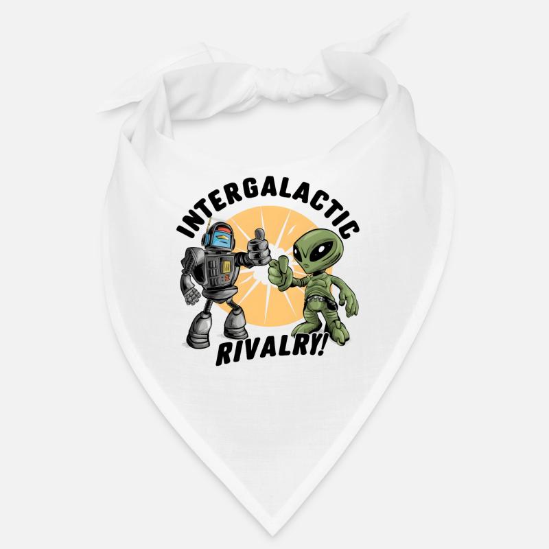 Robot vs Alien T-Shirt - Intergalactic Rivalry! Bandana