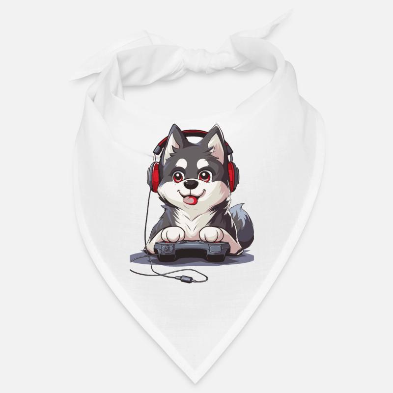 Husky Videospiel Bandana