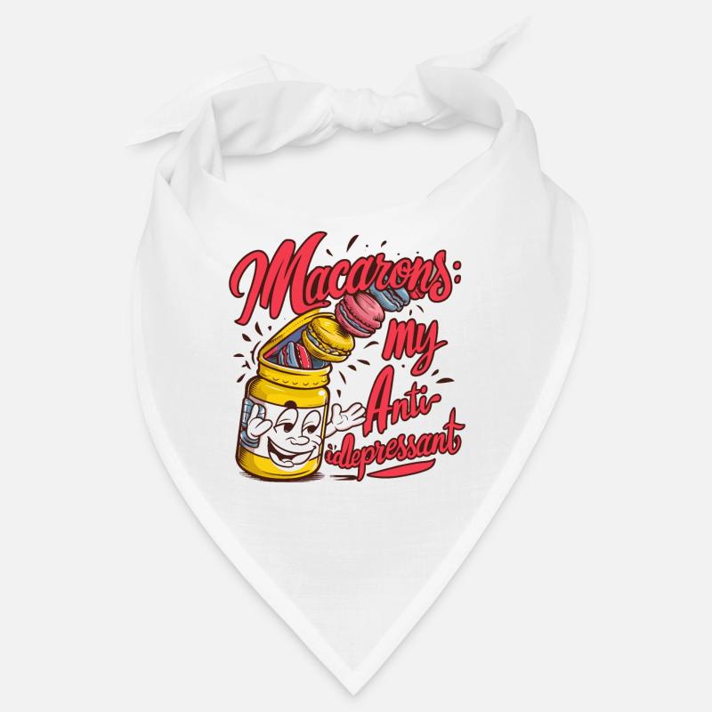 Macaron lovers French macarons Bandana