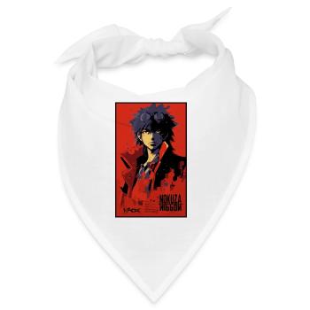 Japan Fake-Movie-Thriller: Nokuza Nippon Anime - Bandana - Weiß - Vorne