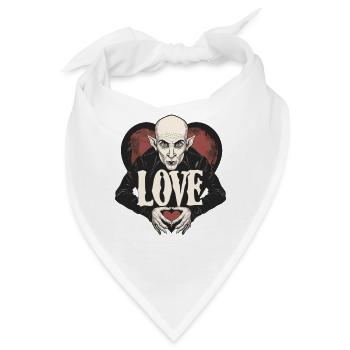 Der Vampir Nosferatu der Liebe - Bandana - Weiß - Vorne