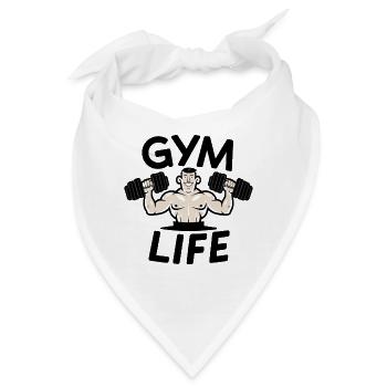 LEBEN IM FITNESSSTUDIO - Bandana - Weiß - Vorne