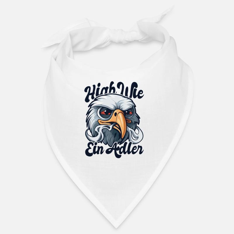 High as an eagle - Bandana - white