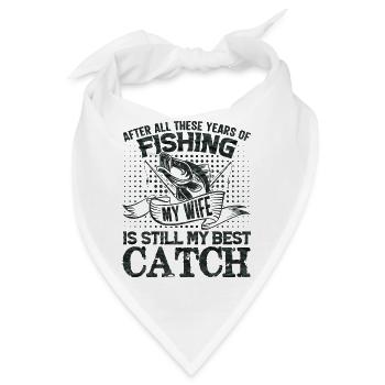 fisch, fisch, angeln, see, meer, angeln, fauna, exotisch - Bandana - Weiß - Vorne