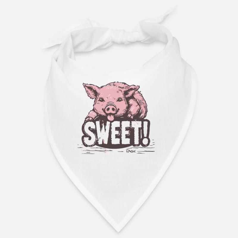 Un cochon mignon mignon cochon Bandana