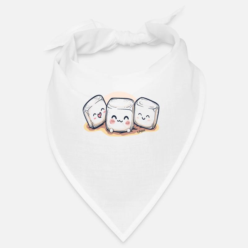 Cute, Cute Chibi Marshmallows Bandana