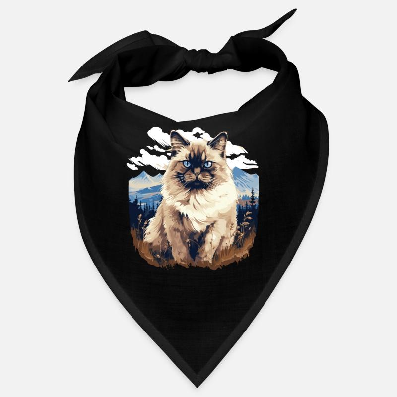 Birman Cat Birma Katze Bandana