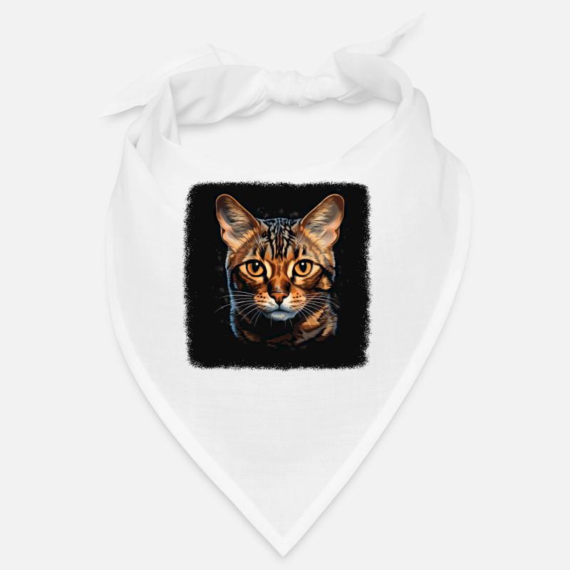 Chat du Bengale Bengalkatze Bandana