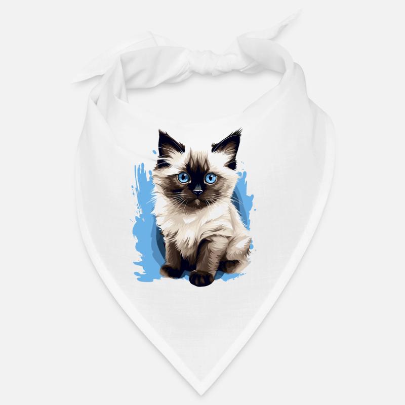 Birman Cat Birma Katze Bandana