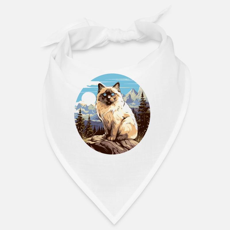 Birman Cat Birma Katze Bandana