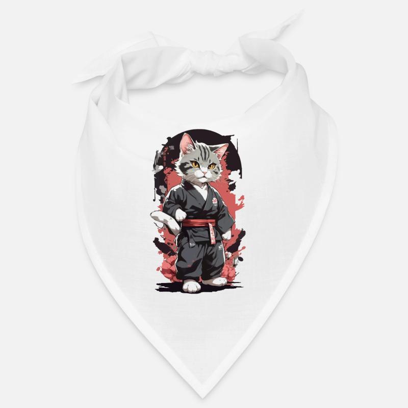 Karate Katze Kampfkunst Lustige Selbstverteidigung Bandana