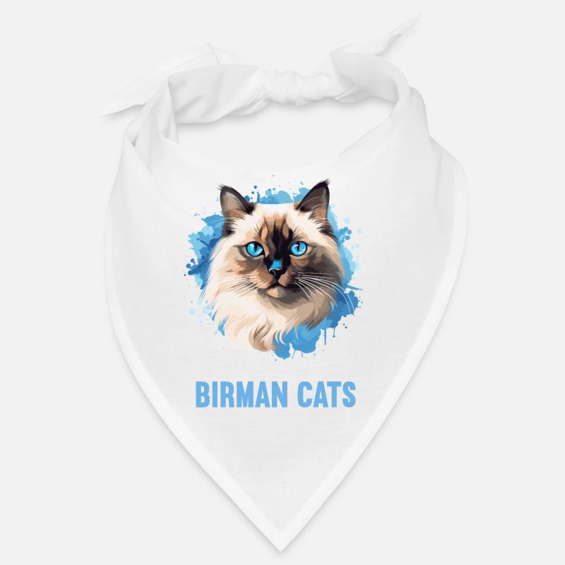 Birman Cat Birma Katze Bandana