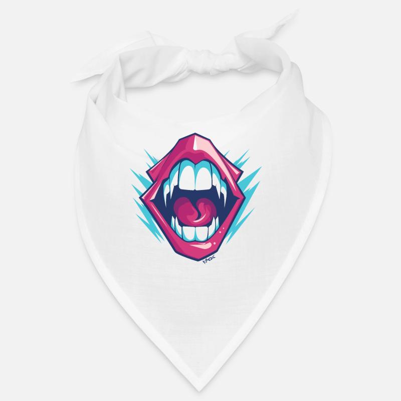 Vampire dentition with sharp teeth Bandana