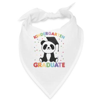 Kids Kindergarten graduate Panda Graduation - Bandana - Weiß - Vorne