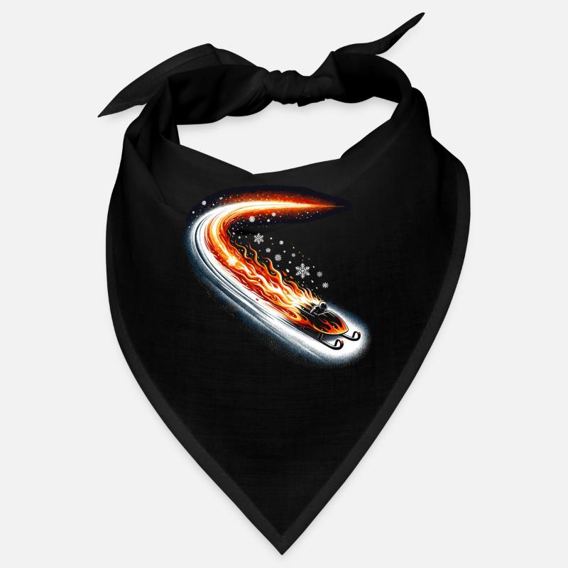 Sledding Snow Sled Winter Sport Winter Outdood Bandana