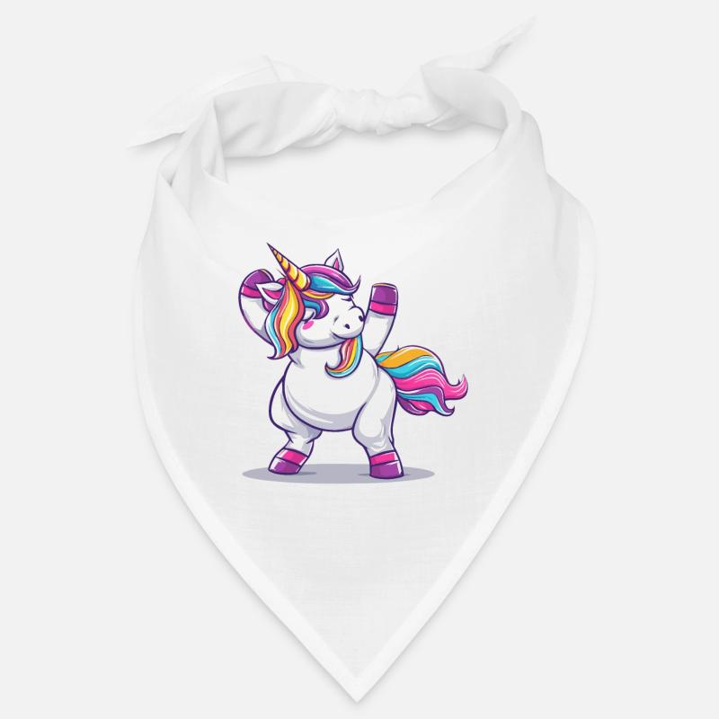 Regenbogenzauber Einhorn Pose Bandana
