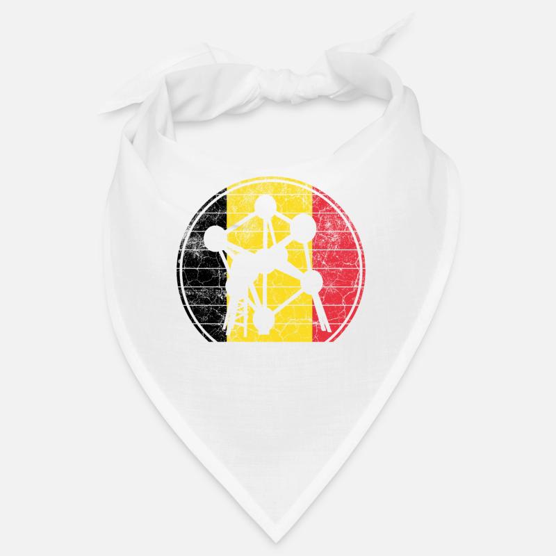 Brussels Beglium - Bandana - Weiß