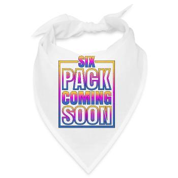 Six Pack Coming Soon 62 - Bandana - Weiß - Vorne