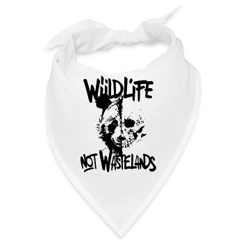 WildLife_Not_WasteLands - S/W Edition - Bandana - Weiß - Vorne