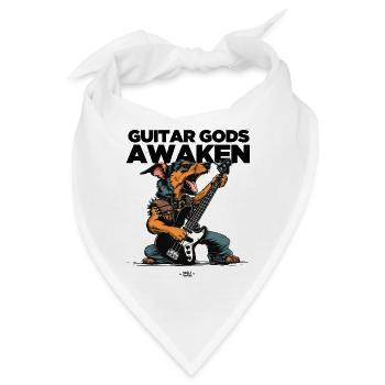 Gitarre Götter erwachen - Bandana - Weiß - Vorne