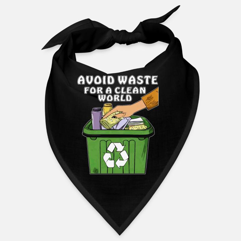 MÜLLTONNE AVOID WASTE FOR A CLEAN WORLD Bandana
