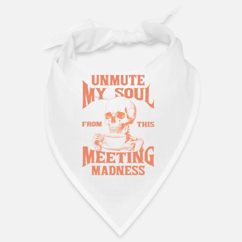 Skeleton Drinking Coffee Grunge Gothic Work Virtua Bandana