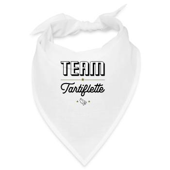Team Tartiflette. Für Tartiflette-Fans - Bandana - Weiß - Vorne