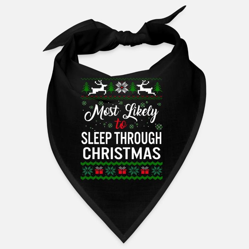 Am ehesten wird das Weihnachtshemd verschlafen, Bandana