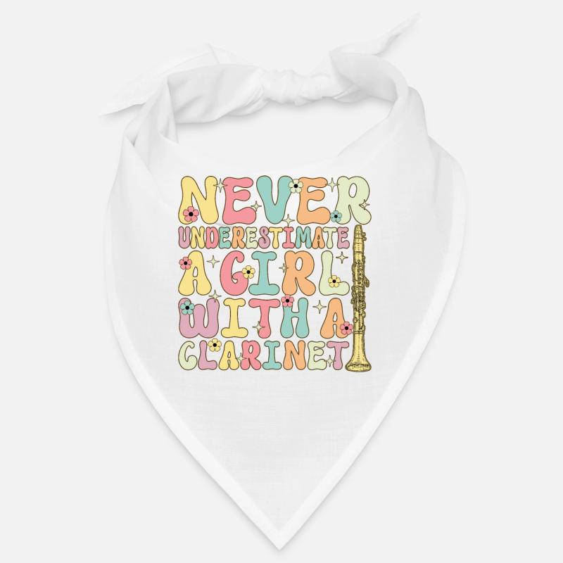 Ein Mädchen mit einer Klarinette Groovy Clarinetis Bandana