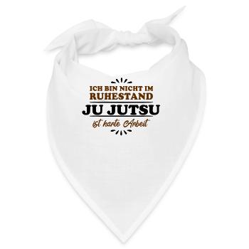 Ruhestand Rentner Pensioner Ju-Jutsu - Bandana - Weiß - Vorne