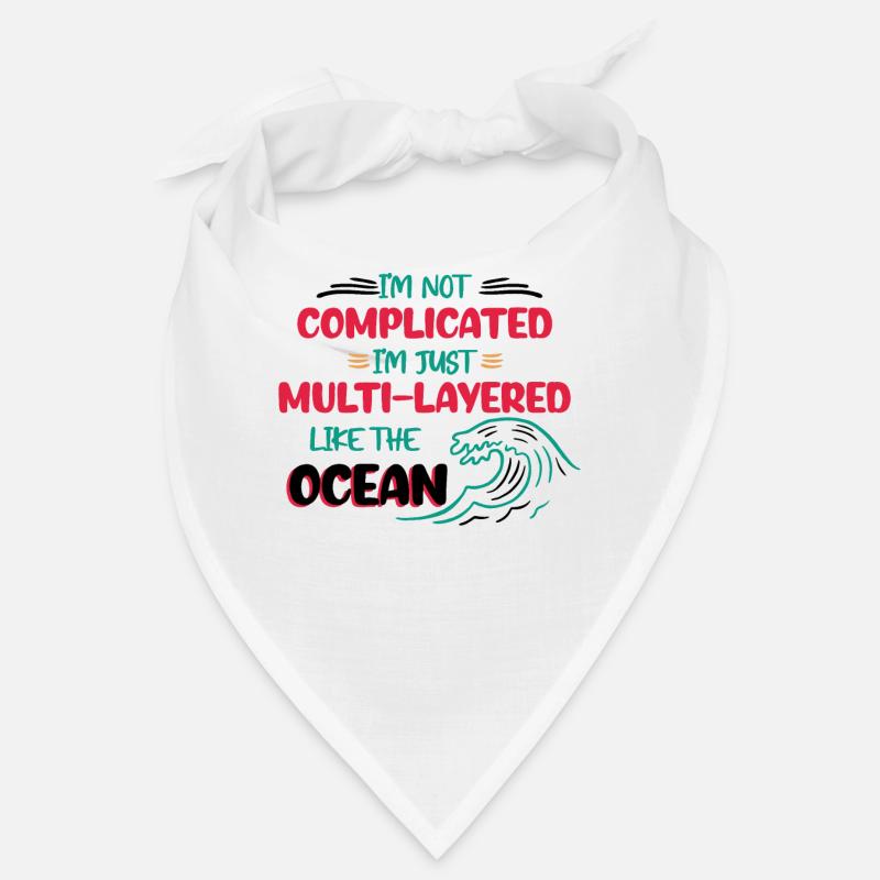 Non-complicated multi-layered ocean Bandana