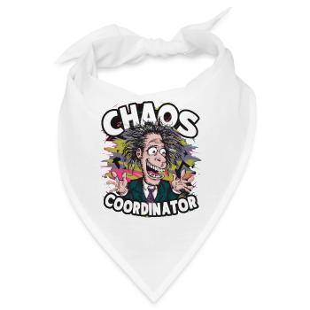 CHAOS-KOORDINATOR - Bandana - Weiß - Vorne