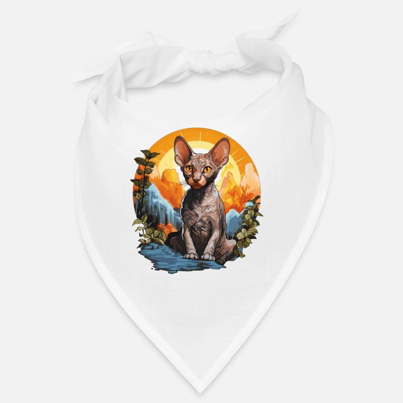 Cornish Rex Kätzchen Cornish Rex Katze Bandana