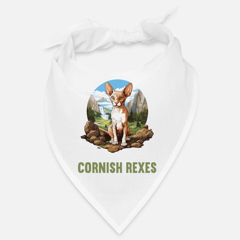 Cornish Rex Kätzchen Cornish Rex Katze Bandana
