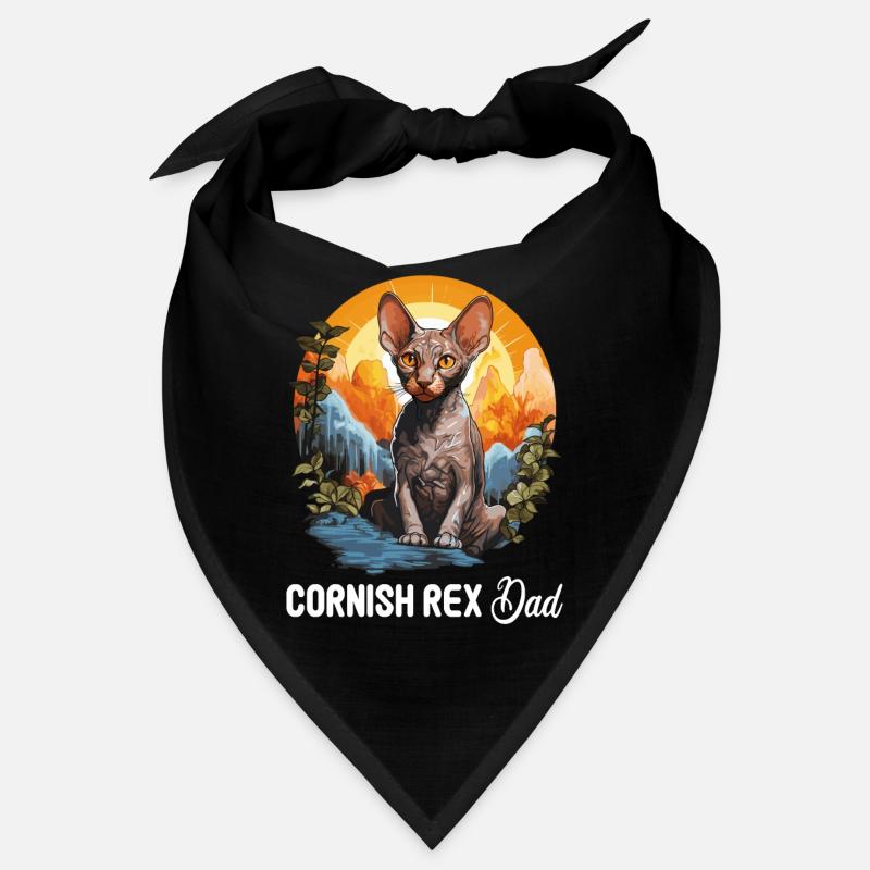 Cornish Rex Kätzchen Cornish Rex Katze Bandana