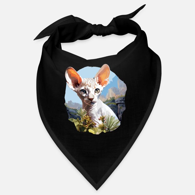 Cornish Rex Kätzchen Cornish Rex Katze Bandana