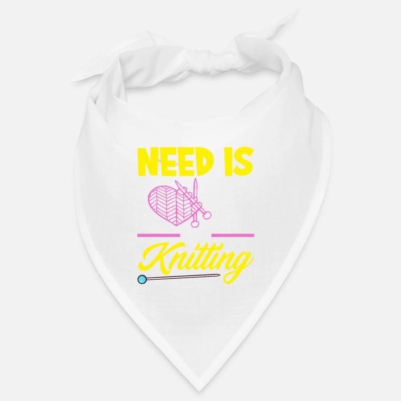 Funny Knitting Knitting Needle Gift Bandana