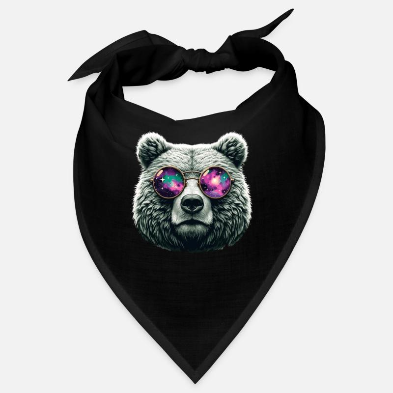 Grizzly Bear Sunglasses Galaxy Bears Bandana